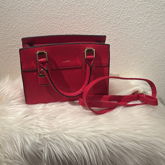 Aldo Red Handbag/Crossbody - Picture 4 of 9